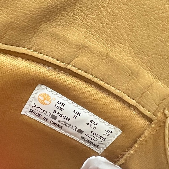 Timberland Premium 14” Knee High Wheat Waterproof Leather Boots Women Size 10W - Picture 11 of 16